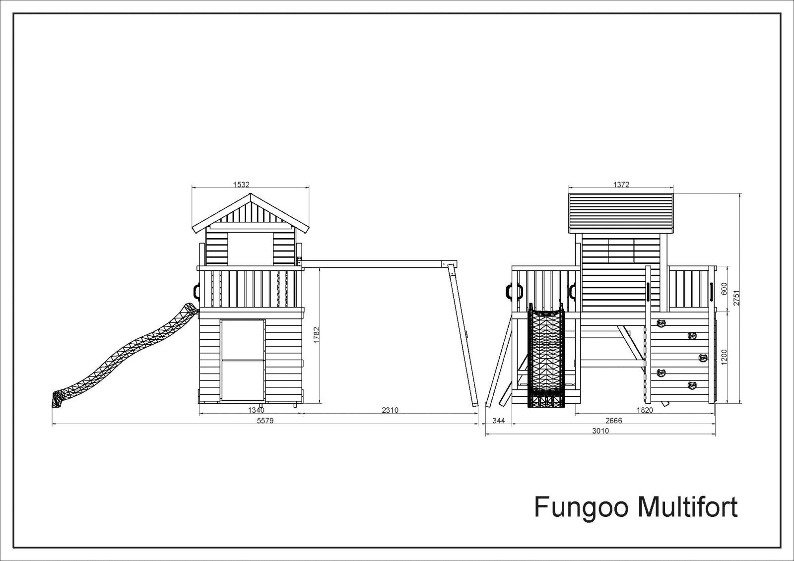 Spielturm Multifort - Kletterling – einfach Kind sein