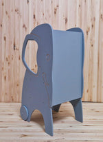 Lernturm Elefant in Blau oder Natur - Kletterling – einfach Kind sein