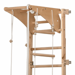 Sprossenwand | 80 kg | 210x70 cm | Klimmzug | Seilleiter | Gymnastikringe - Kletterling – einfach Kind sein