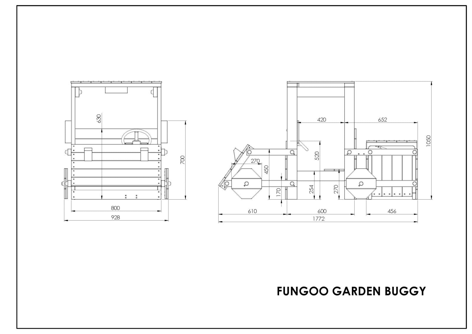 Garten Buggy teak - Kletterling – einfach Kind sein