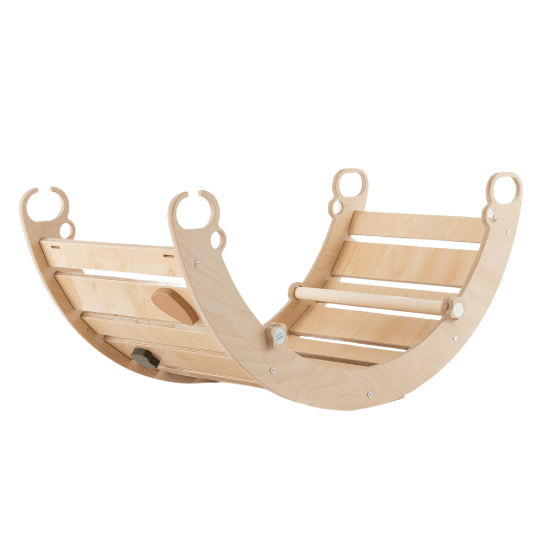 Kletterbogen MOON 3 in 1 | GRÜN | 42 x 98 x 47 cm | max. 50 kg | Sprossenwand geeignet - Kletterling – einfach Kind sein