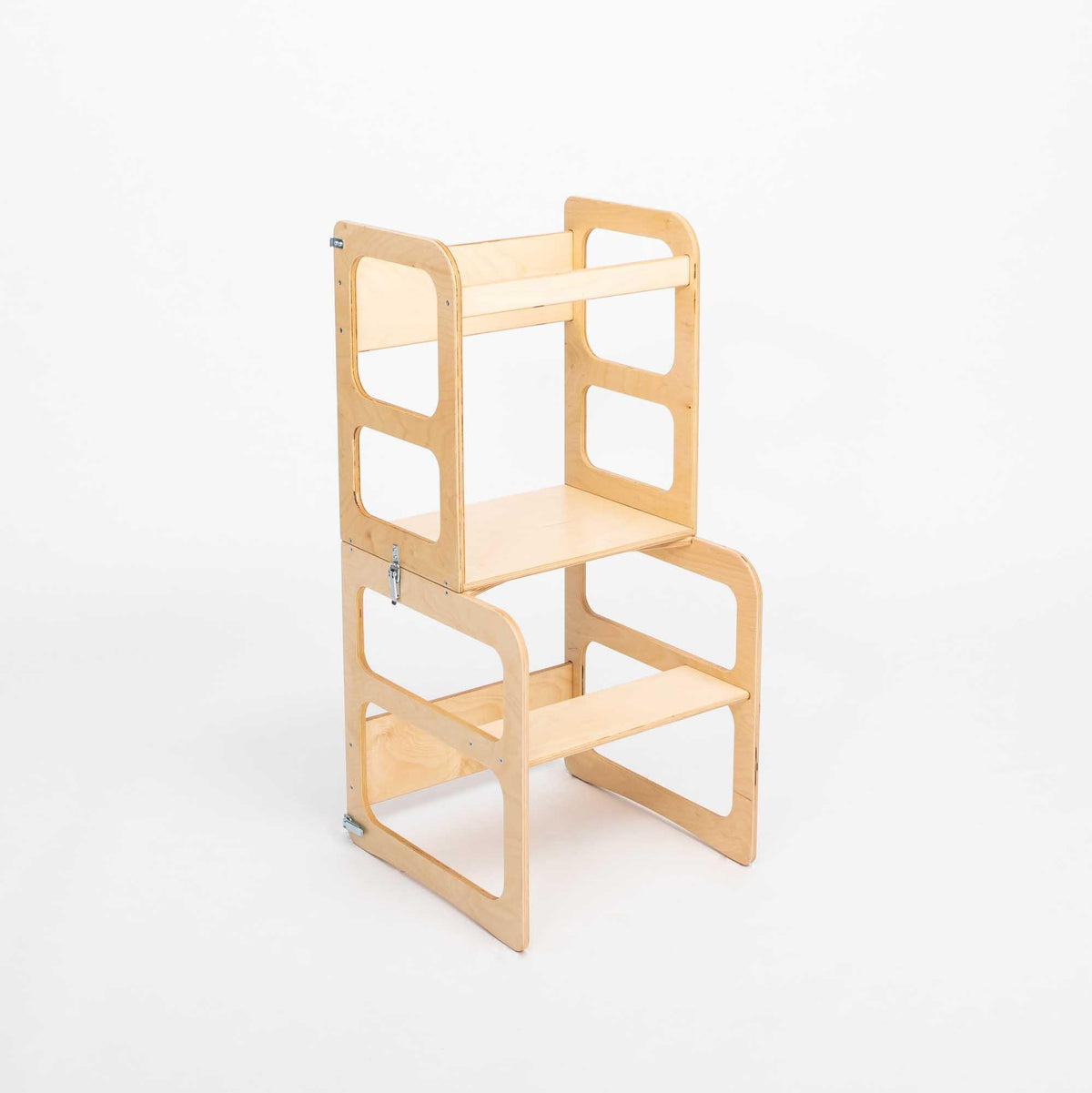 2 - in - 1 wandelbarer Küchenturm - Tisch und Stuhl - Set - Kletterling – einfach Kind sein