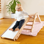 Kletterdreieck EMMA PAN + Rutsche| 3 Module| 46cm | 200 kg belastbar | 2–6 Jahre | 3 - in - 1 Kletterset - Kletterling – einfach Kind sein