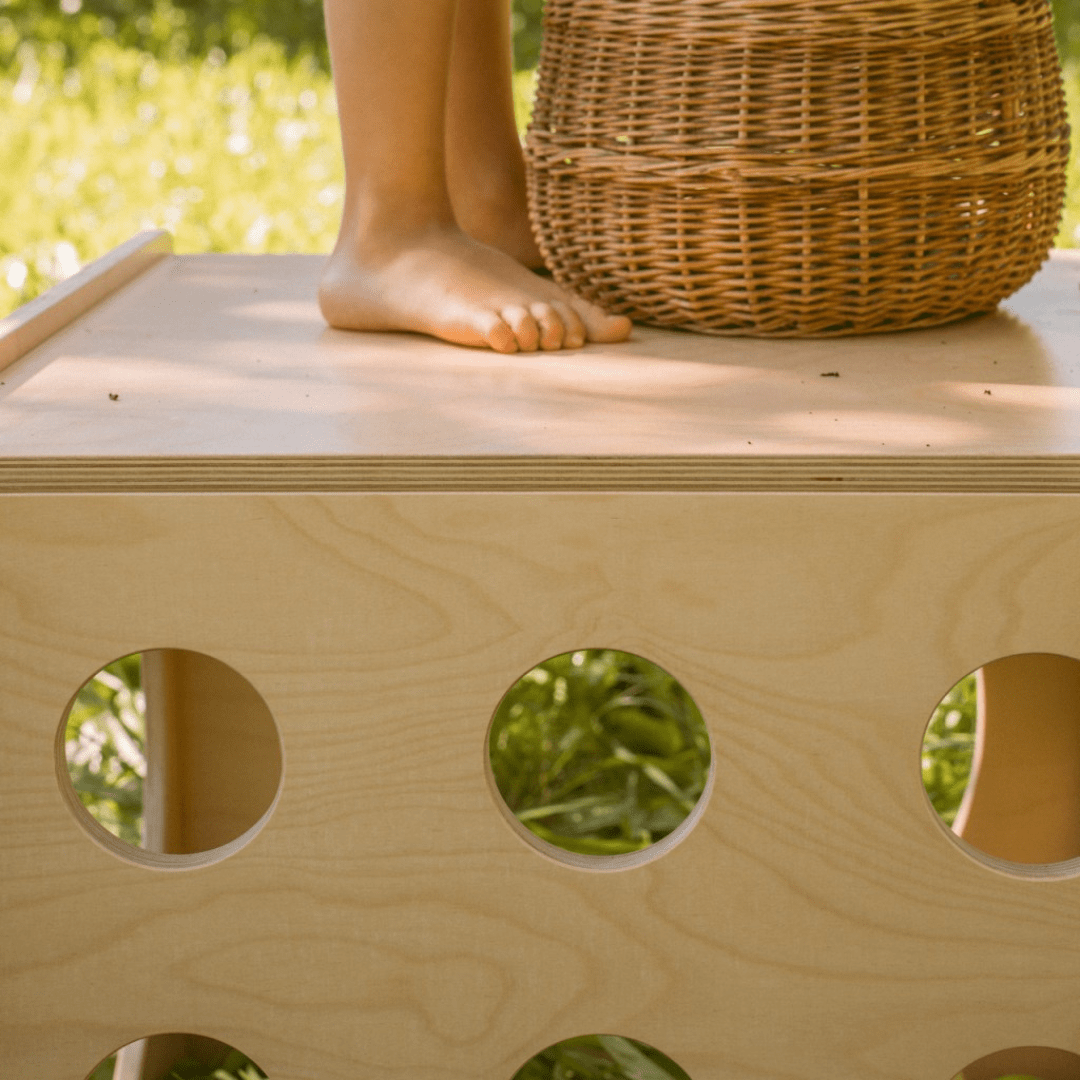 Kletterwürfel MOON CIRCLE | 58 x 58 cm | 1+ | 1 Teil | erweiterbar - Kletterling – einfach Kind sein