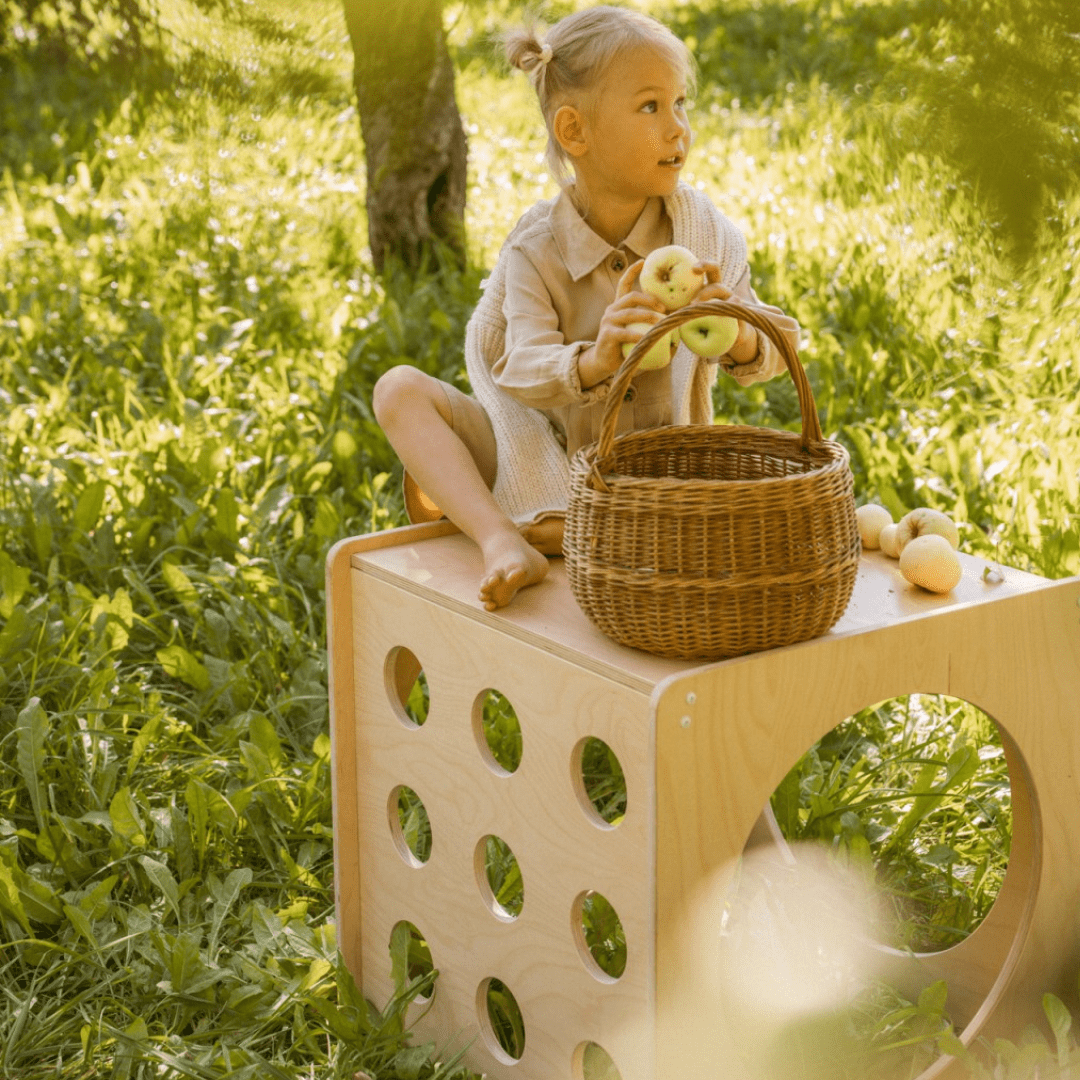 Kletterwürfel MOON CIRCLE | 58 x 58 cm | 1+ | 1 Teil | erweiterbar - Kletterling – einfach Kind sein