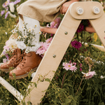 Kletterdreieck - Set MOON FLOW Rosé 3 in 1 | Rosa | 57 cm hoch | Rutsche wählbar - Kletterling – einfach Kind sein