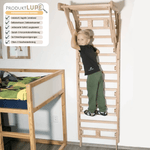 Sprossenwand EMMA FIFE |  180 kg belastbar | 2–99 Jahre | 5+ Aufbauvarianten - Kletterling – einfach Kind sein