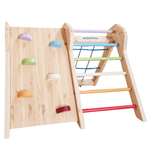 Kletterdreieck ROOT MINI | Indoor & Outdoor | faltbar | 60 cm | Farbe nach Wunsch | klappbar - Kletterling – einfach Kind sein