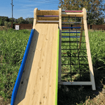 Kletterdreieck ROOT TALL + Rutsche | IN & OUTDOOR | 120 cm | klappbar - Kletterling – einfach Kind sein