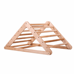 Kletterdreieck mit Rutsche | 55 cm | faltbar und leicht zu verstauen - Kletterling – einfach Kind sein