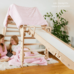 Sprossenwand LOOPO JUNGLE 20in1 | 200 kg belastbar | 2–99 Jahre | 20 Aufbauvariante - Kletterling – einfach Kind sein