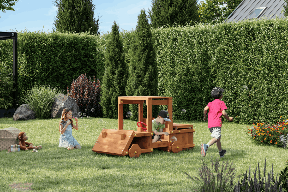 Garten Buggy teak - Kletterling – einfach Kind sein