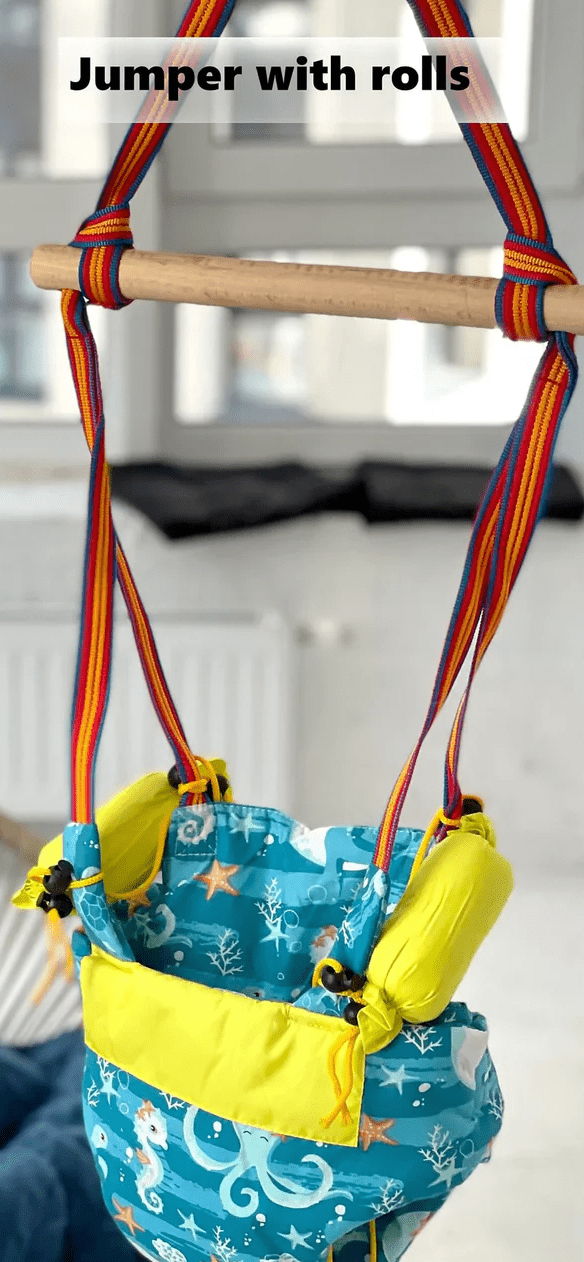 Baby Jumper | ab 5 Monaten bis ca. 5 Jahre | Die ersten Schritte springen - Kletterling – einfach Kind sein