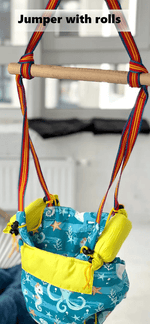 Baby Jumper | ab 5 Monaten bis ca. 5 Jahre | Die ersten Schritte springen - Kletterling – einfach Kind sein