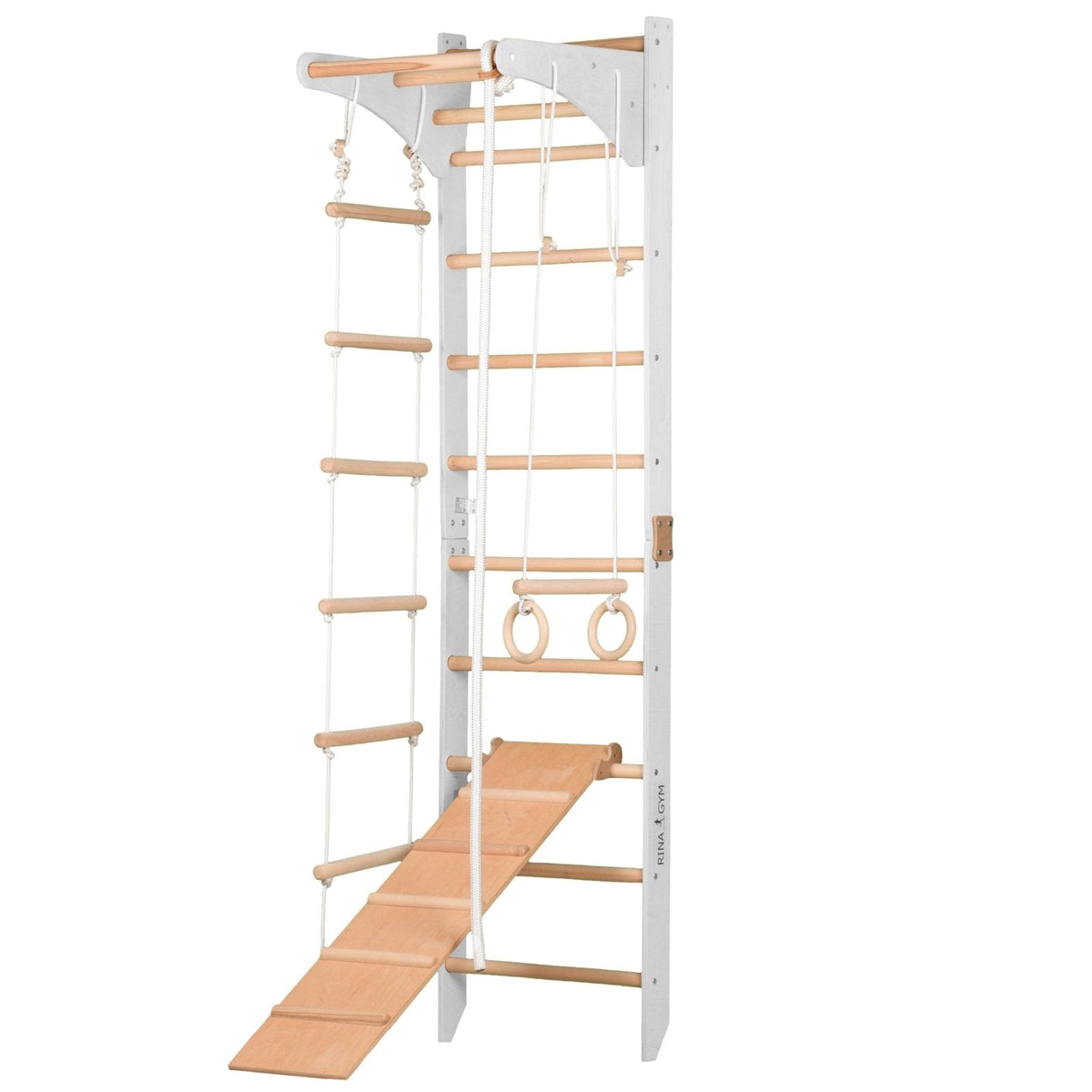 Sprossenwand 100 kg | 230x53 cm | Klimmzug | extra schmal | extra hoch - Kletterling – einfach Kind sein