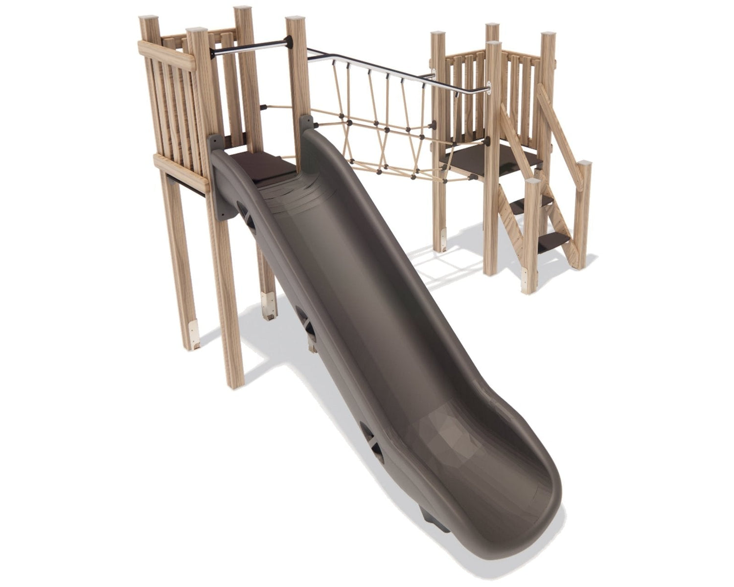 Klettergerüst SPIELPLATZ 255 | Sicheres und vielseitiges Spielgerät für Kindertagesstätten | für Kids von 3 bis 6 Jahre - Kletterling – einfach Kind sein