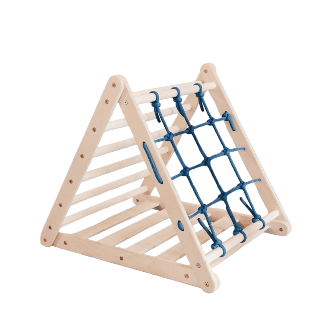 Kletterdreieck ORANG - UTAN MINI | 3 Kletterseiten | Netz | 65 cm | erweiterbar - Kletterling – einfach Kind sein