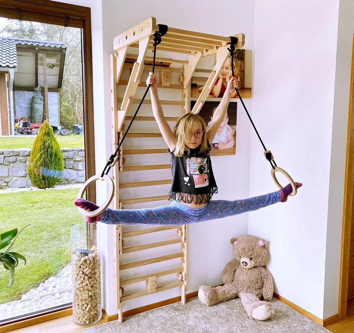 Sprossenwand | EMMA MINI |  180 kg belastbar | 2–99 Jahre | 5+ Aufbauvarianten - Kletterling – einfach Kind sein