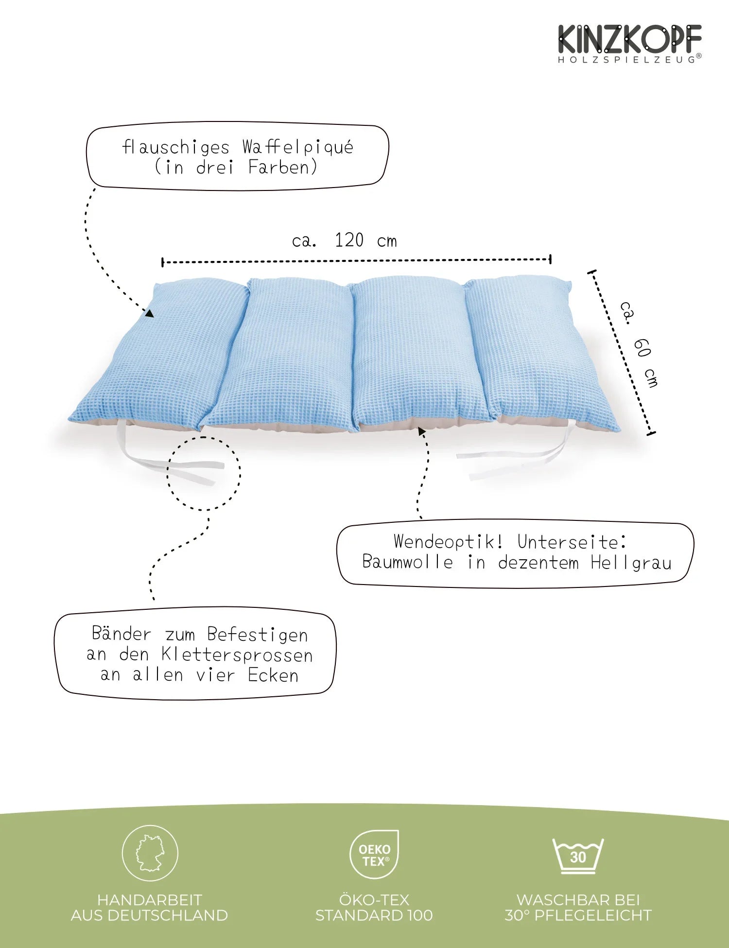 Klettergerüst ZAUBERBERG GROSS | 3 Module | 72 cm | Zubehör erhältlich | erweiterbar - Kletterling – einfach Kind sein