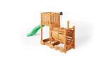 Spielturm Loco – Der kreative Spielzug für deinen Garten - Kletterling – einfach Kind sein