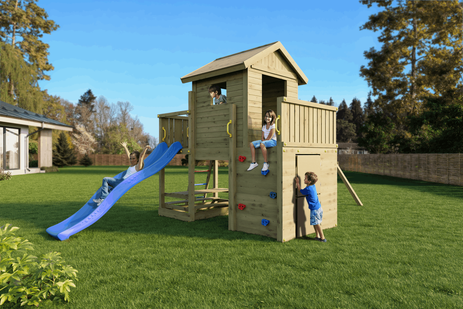Spielturm Multifort - Kletterling – einfach Kind sein