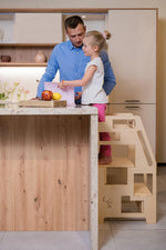 Lilo Lernturm – Der schmalste klappbare Lernturm der Welt - nur 4,5 cm breit und bis 90kg belastbar - Kletterling – einfach Kind sein