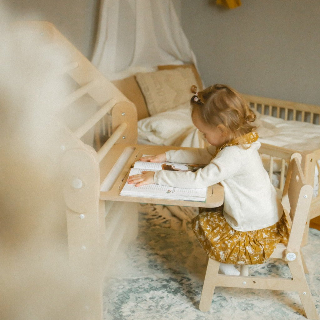 Happymoon Sensory Table With Chair/Stepping Stool - Kletterling – einfach Kind sein