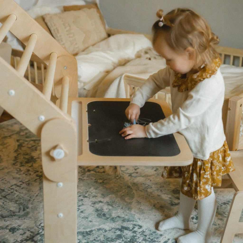 Happymoon Sensory Table With Chair/Stepping Stool - Kletterling – einfach Kind sein