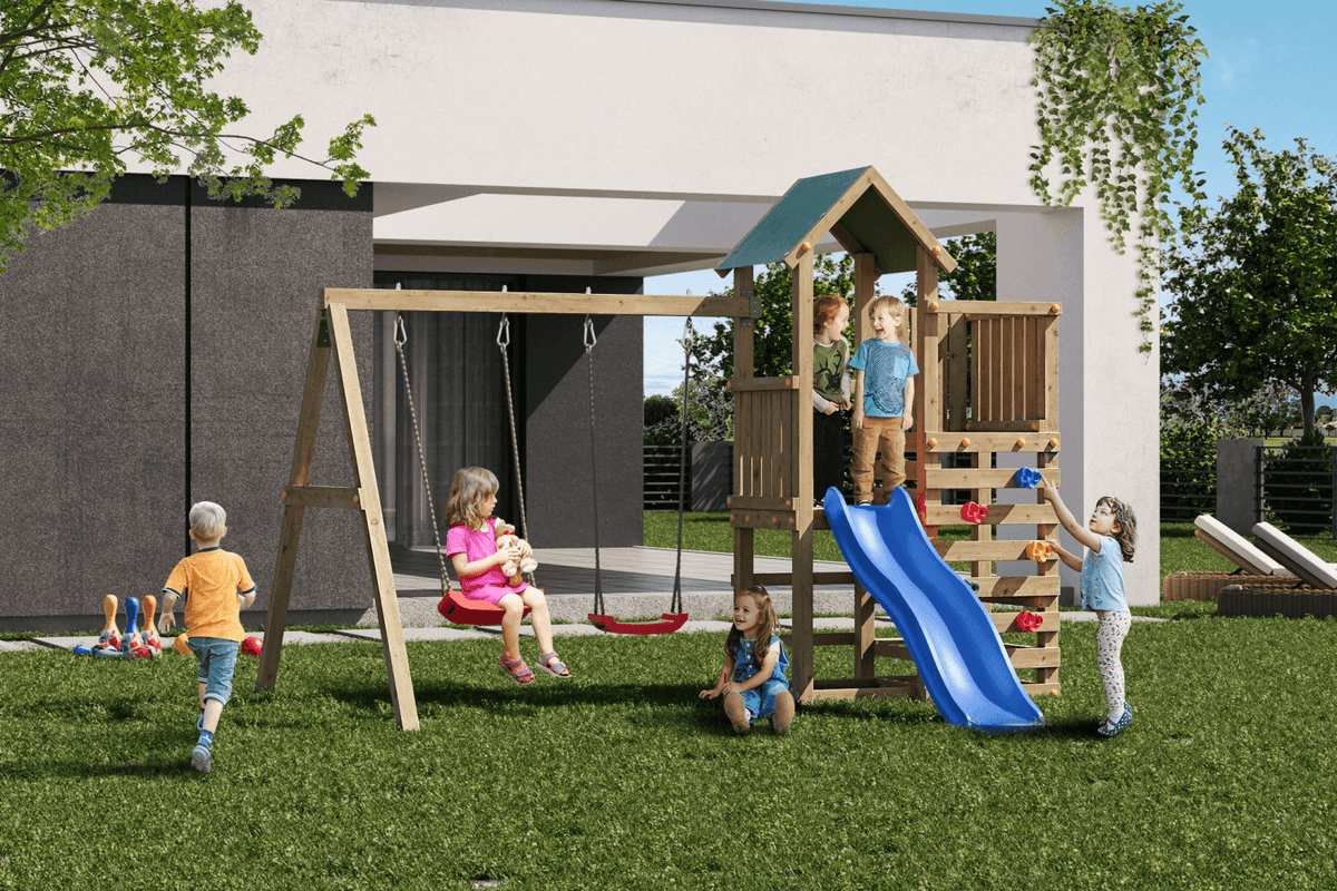 Spielturm Chester - Kletterling – einfach Kind sein