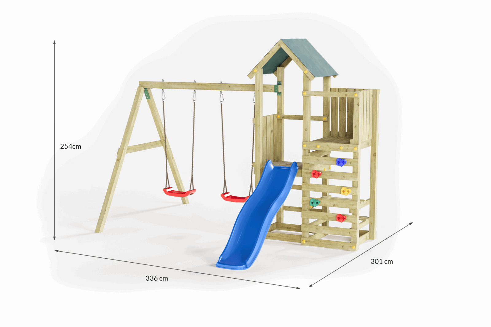 Spielturm Chester - Kletterling – einfach Kind sein