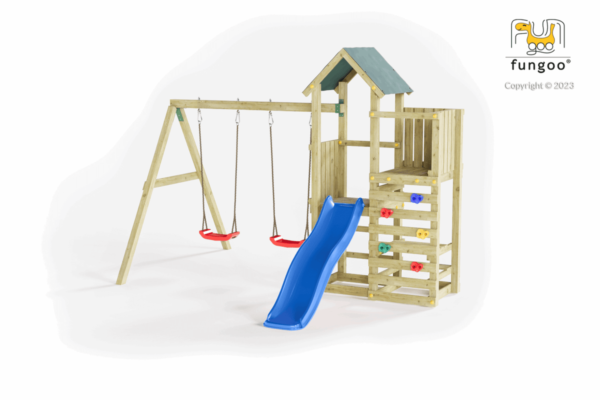 Spielturm Chester - Kletterling – einfach Kind sein