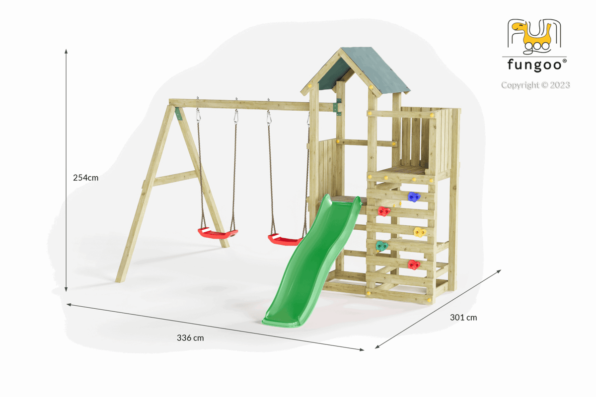 Spielturm Chester - Kletterling – einfach Kind sein