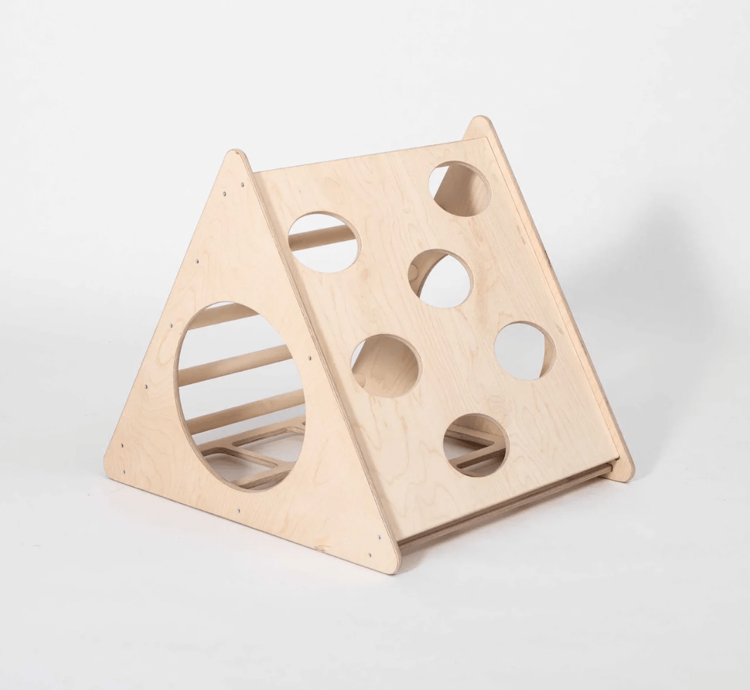 Kletterdreieck mit Sensorik - Paneelen | 4 unterschiedliche Seiten | ab 1 Jahr - Kletterling – einfach Kind sein