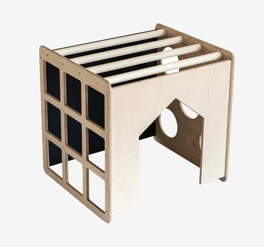 Aktivitätswürfel mit Sensorik - Paneelen | Für Gleichgewicht & Koordination | ab 1 Jahr - Kletterling – einfach Kind sein