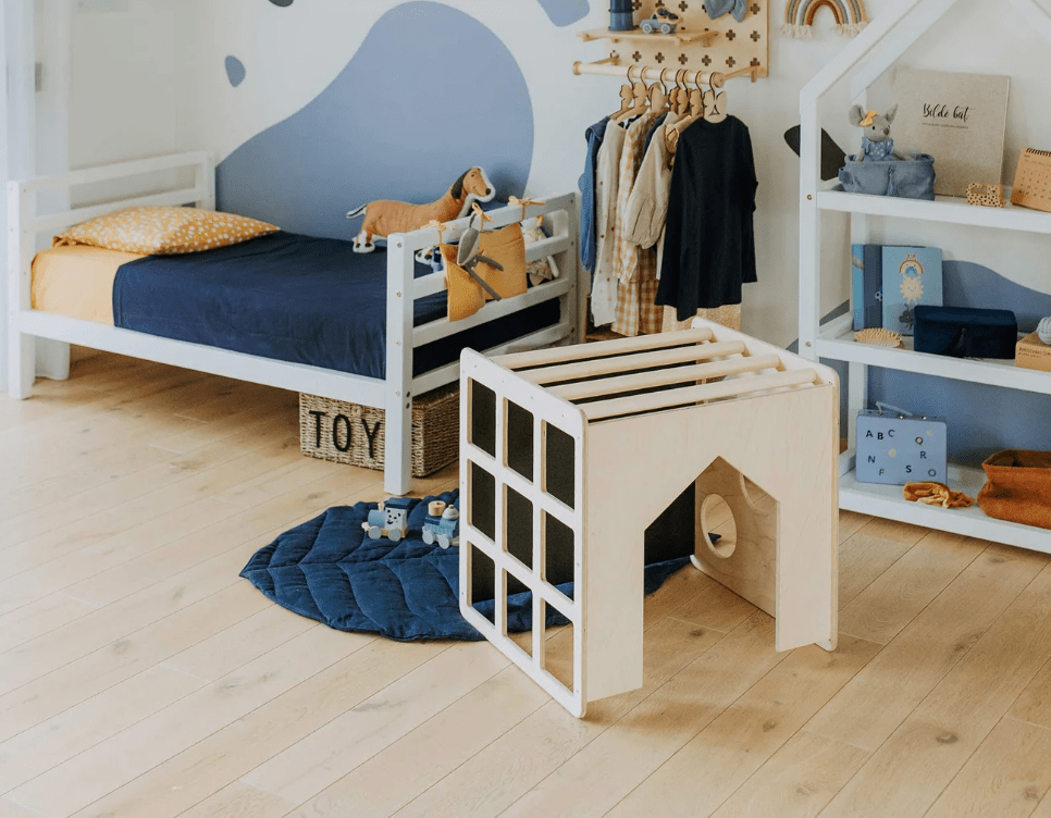 Aktivitätswürfel mit Sensorik - Paneelen | Für Gleichgewicht & Koordination | ab 1 Jahr - Kletterling – einfach Kind sein