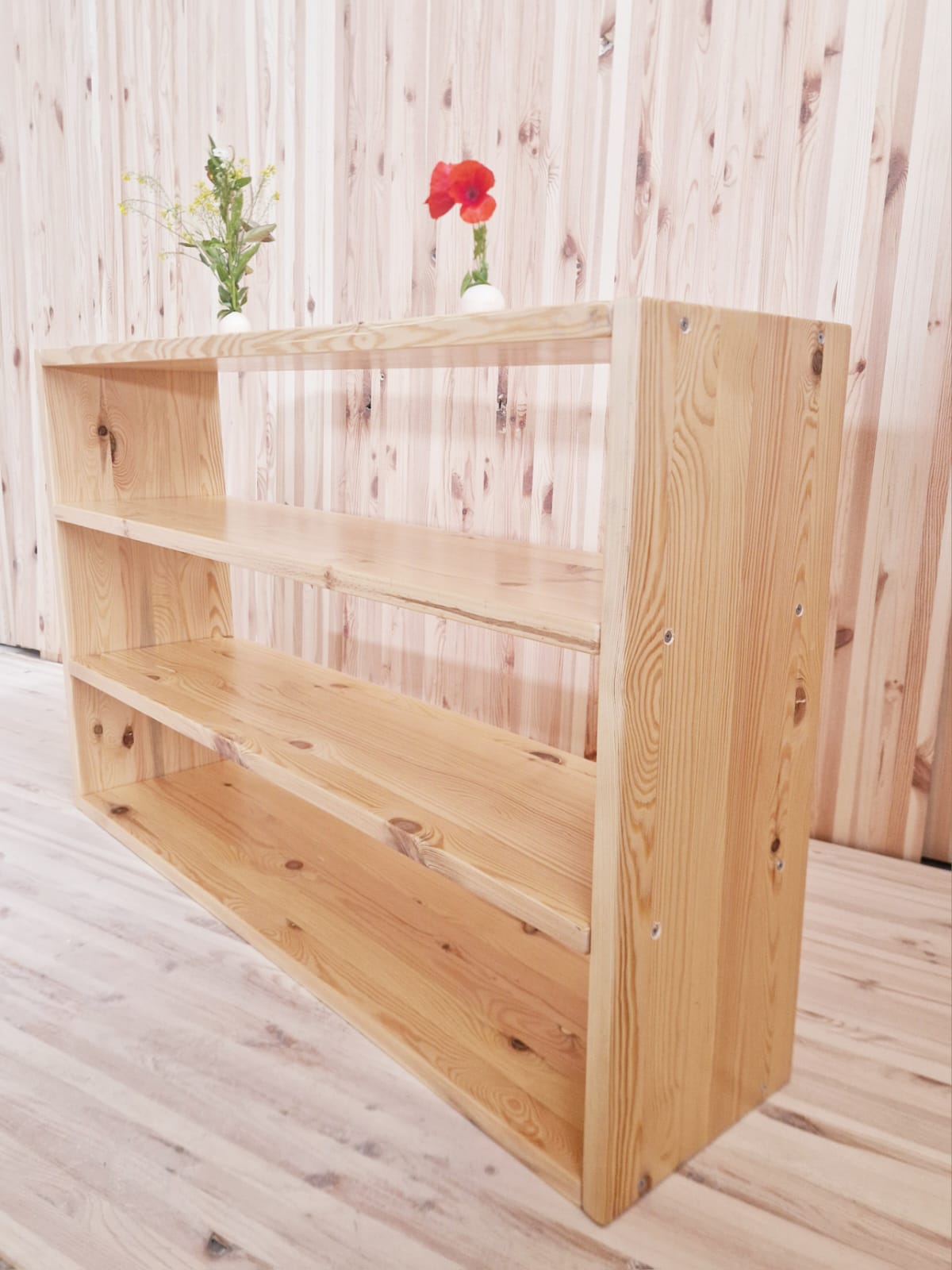 Bücherregal ROOT | aus Kiefernholz | lackiert od. Farbe | Maßanfertigung - Kletterling – einfach Kind sein