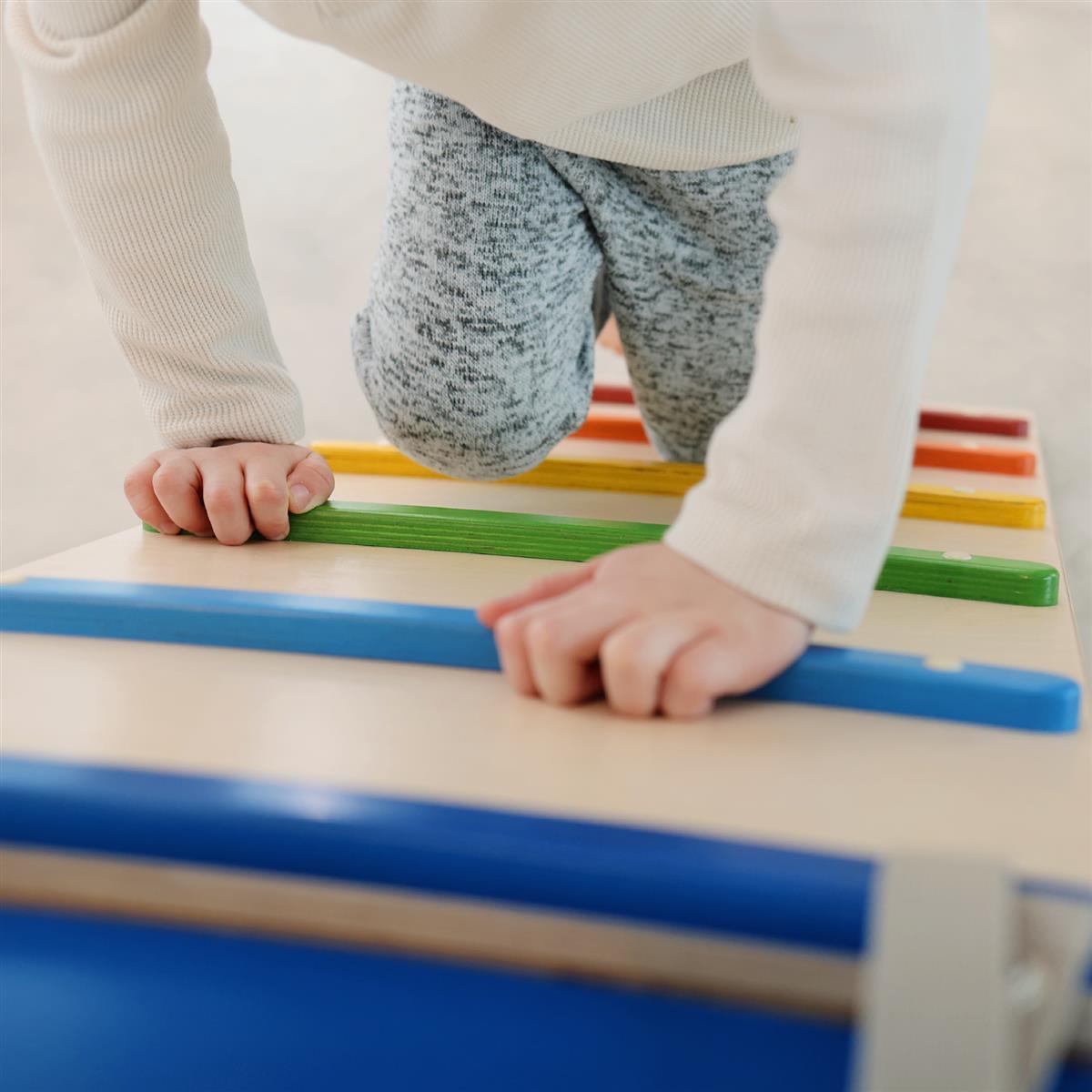 Kletter - und Rutschrampe für XXL Montessori Kletterbogen - Kletterling – einfach Kind sein