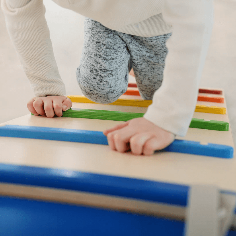 Spielset "Energetic" bunt - XXL Bogen mit Rutsche und Kissen - Kletterling – einfach Kind sein