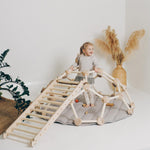 Kuschelige Spielmatte für das Klettergerüst Indoor – ein Paradies für kleine Entdecker - Kletterling – einfach Kind sein