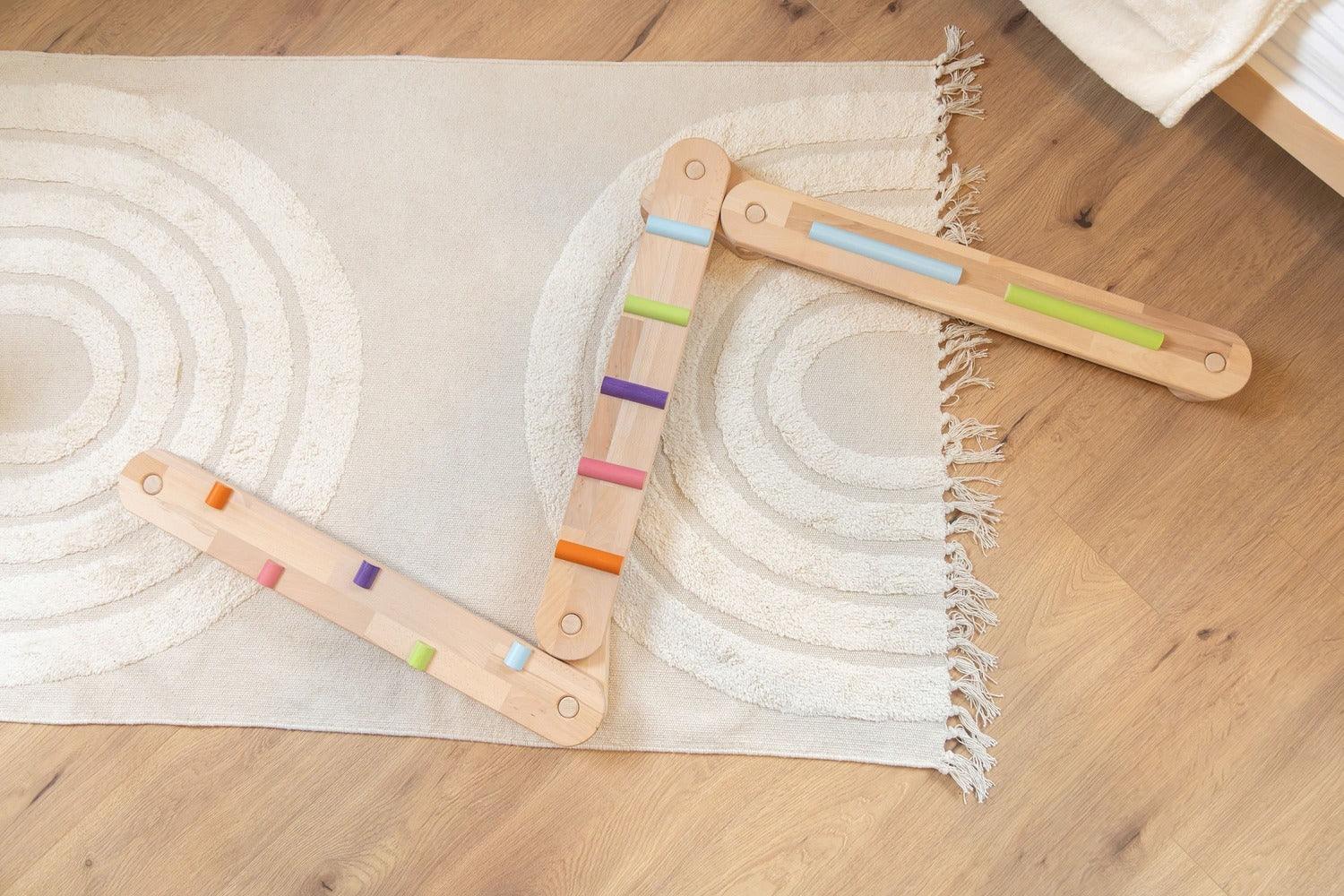 Balance Balken Set mit Hindernissen von PeterundDepi - Kletterling – einfach Kind sein