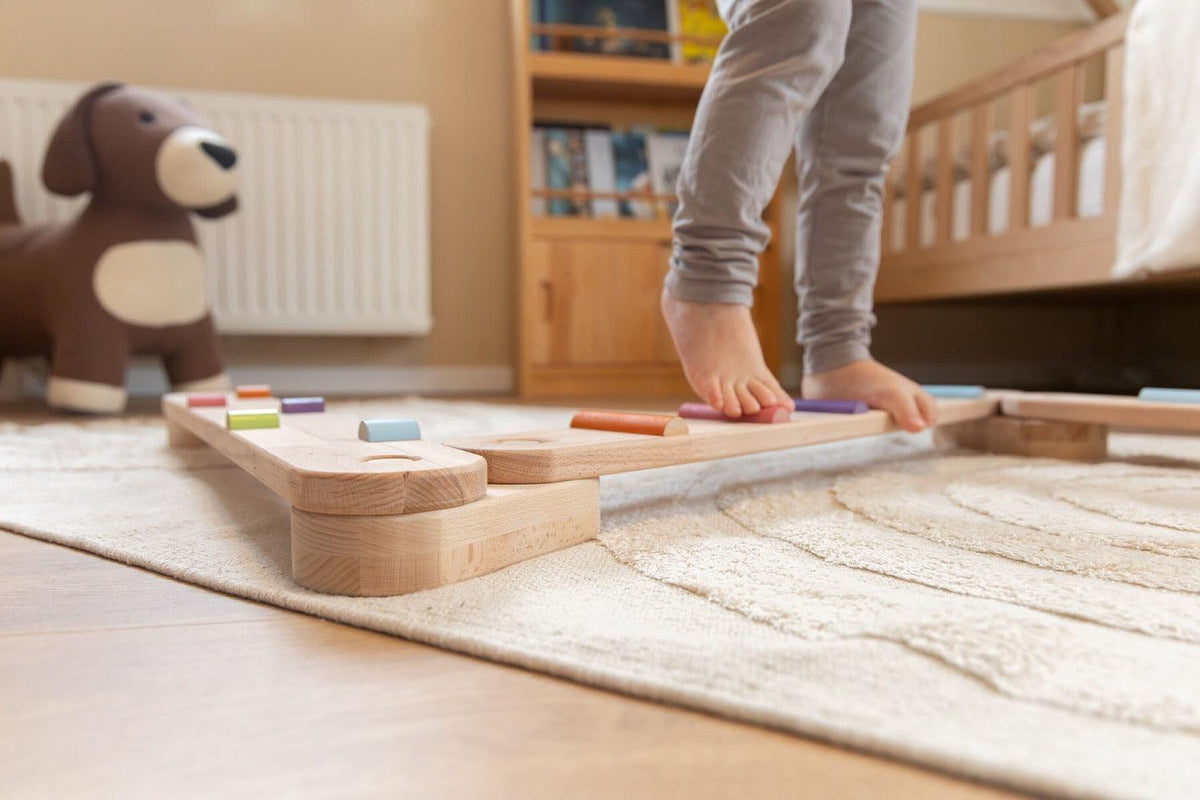 Balance Balken Set mit Hindernissen von PeterundDepi - Kletterling – einfach Kind sein