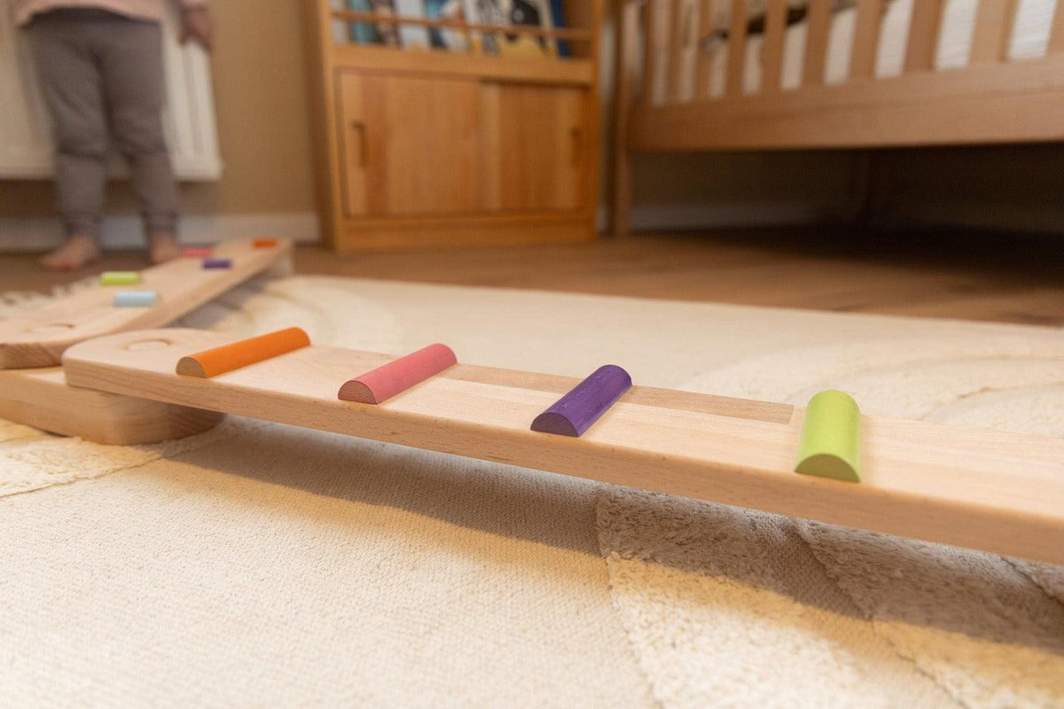 Balance Balken Set mit Hindernissen von PeterundDepi - Kletterling – einfach Kind sein