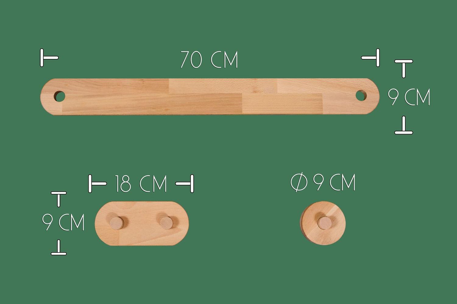 Balance Balken Set mit Hindernissen von PeterundDepi - Kletterling – einfach Kind sein