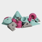 Kletterwand BK OUTDOOR aus 2 Teilen | 236 x 78 cm | inkl. 15 Griffen | 40 Loch - Kletterling – einfach Kind sein