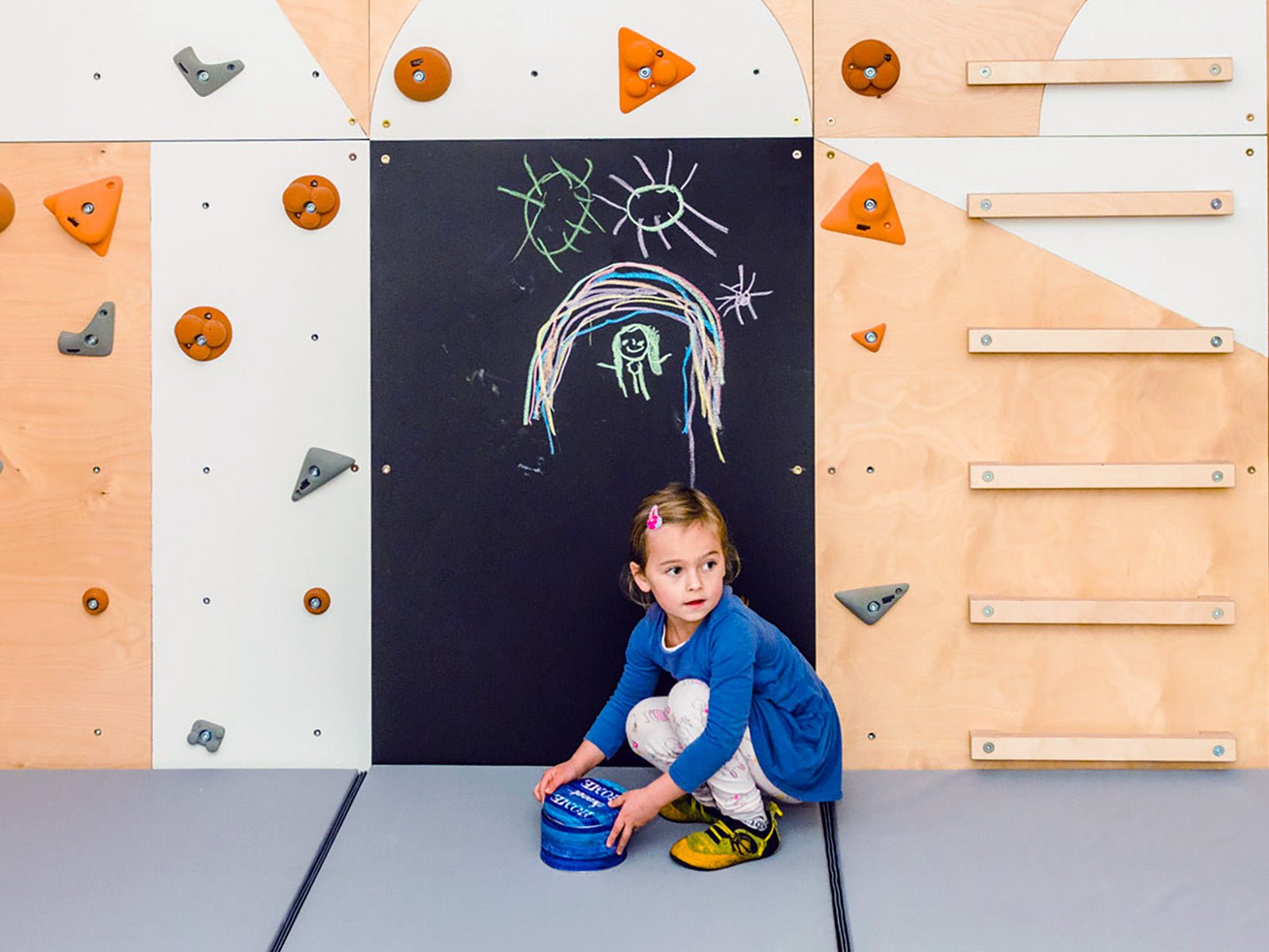 Fallschutzmatte BK PADDY INDOOR | 1 - 4 Teile | ab 78 x 78 cm | erweiterbar | Zubehör BK Kletterwände - Kletterling – einfach Kind sein