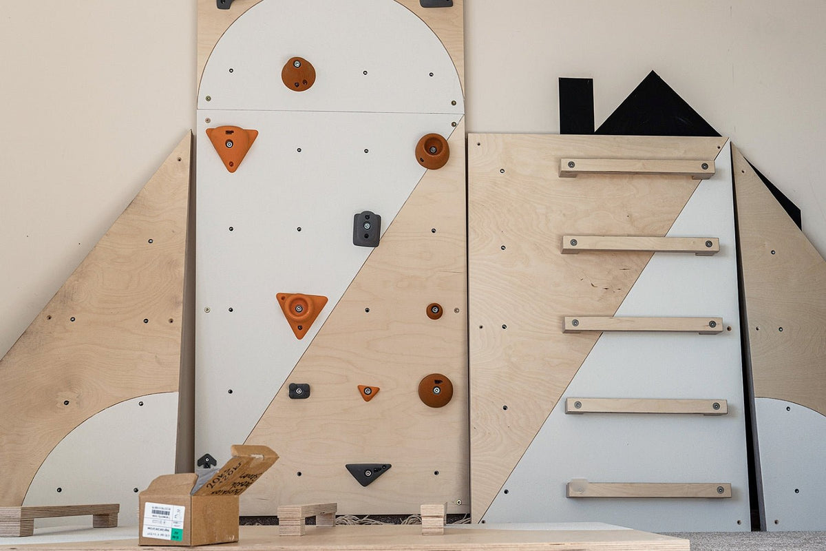 Einzelelement BK Dreieck rechts | Kletterwand BK INDOOR | 118 x 78 cm | 9 Loch - Kletterling – einfach Kind sein