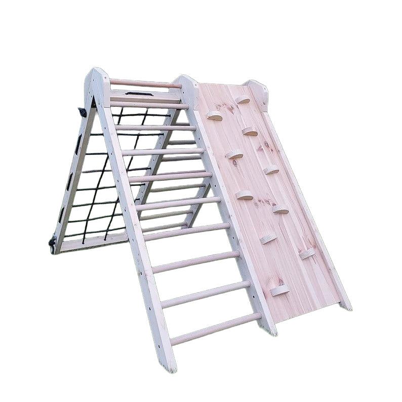 Großes Klettergerüst für Zuhause natur (unlackiert) - Kletterling – einfach Kind sein