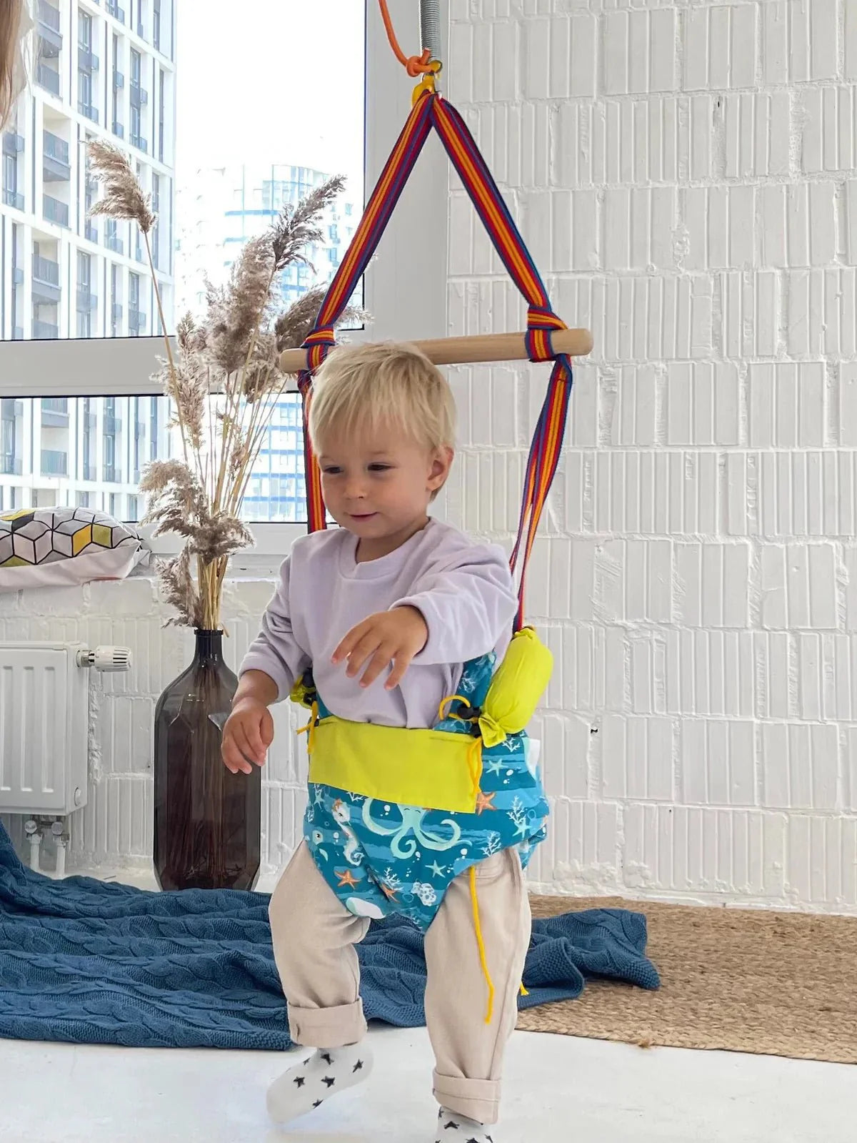 Baby Jumper | ab 5 Monaten bis ca. 5 Jahre | Die ersten Schritte springen - Kletterling – einfach Kind sein