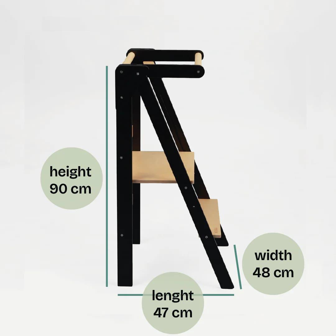 Faltbarer Lernturm in 4 Farben von KateHaa - Kletterling – einfach Kind sein