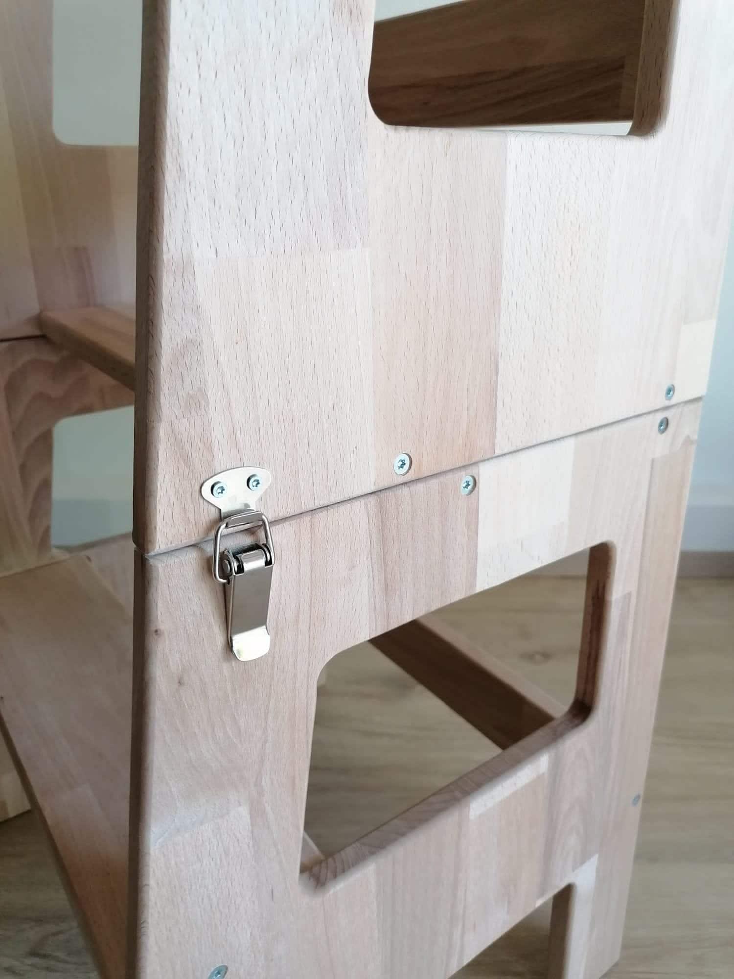 Lernturm SWUPP von PeterundDepi - 2 in 1 mit Kindertisch geölt - Kletterling – einfach Kind sein